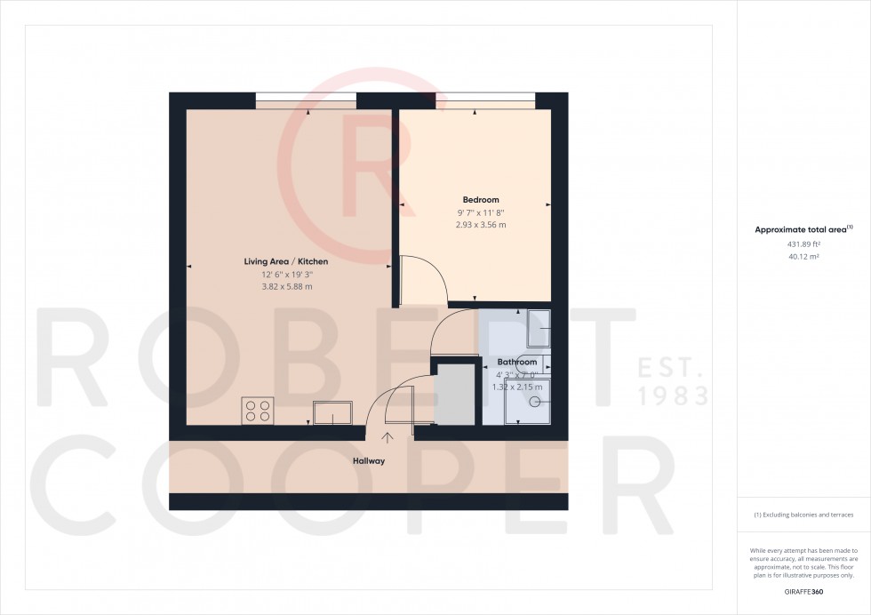 Floorplan for Field End Road, Ruislip