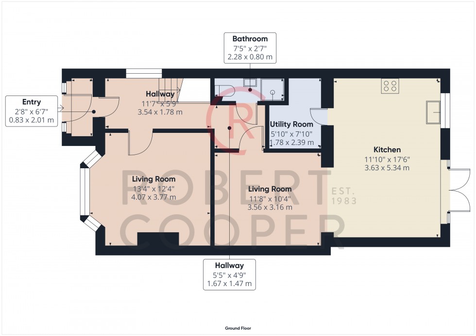 Floorplan for Boleyn Drive, Ruislip