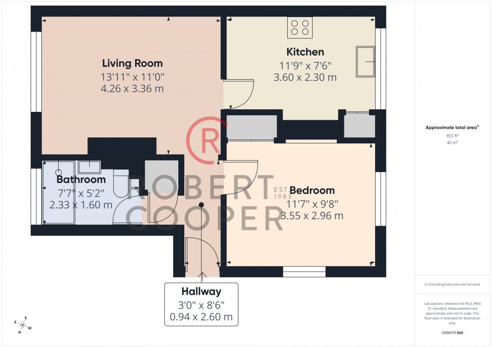 Floorplan for Seymour Gardens, Ruislip