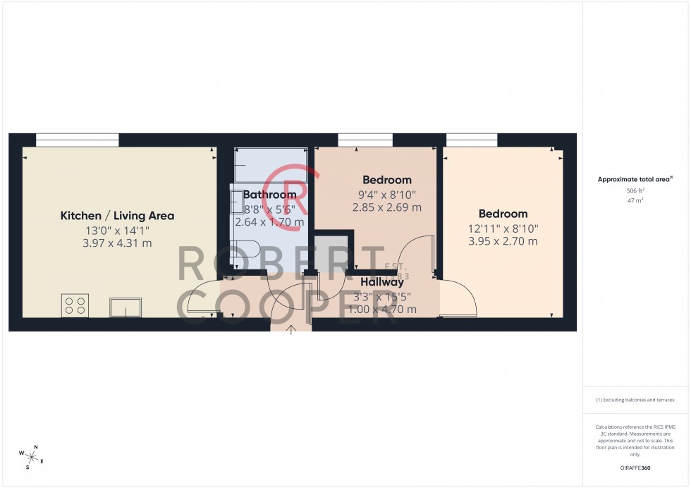 Floorplan for Field End Road, Eastcote