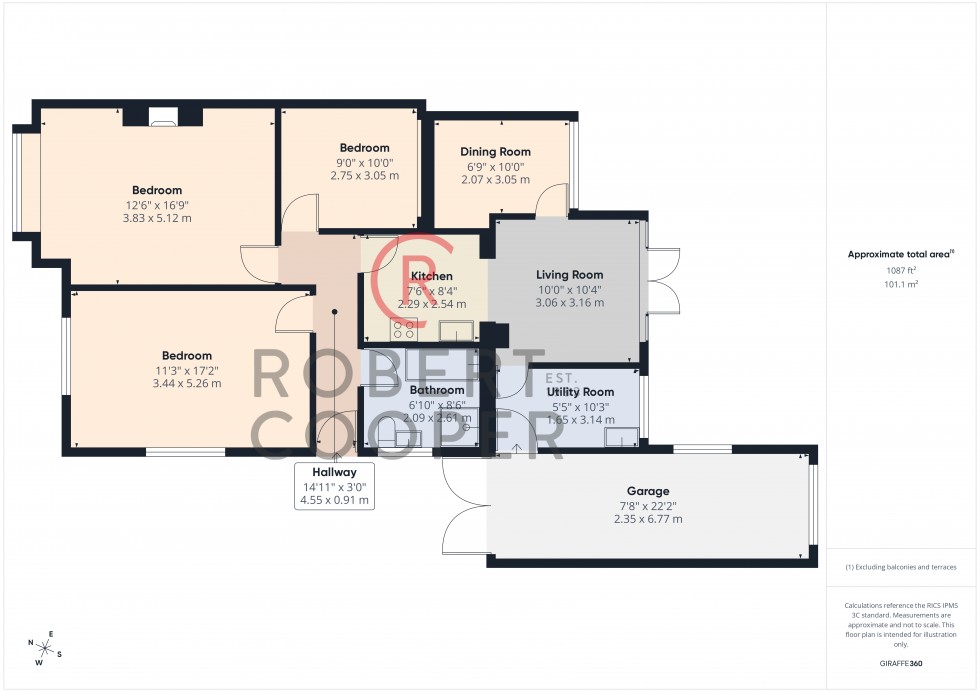 Floorplan for The Croft, South Ruislip