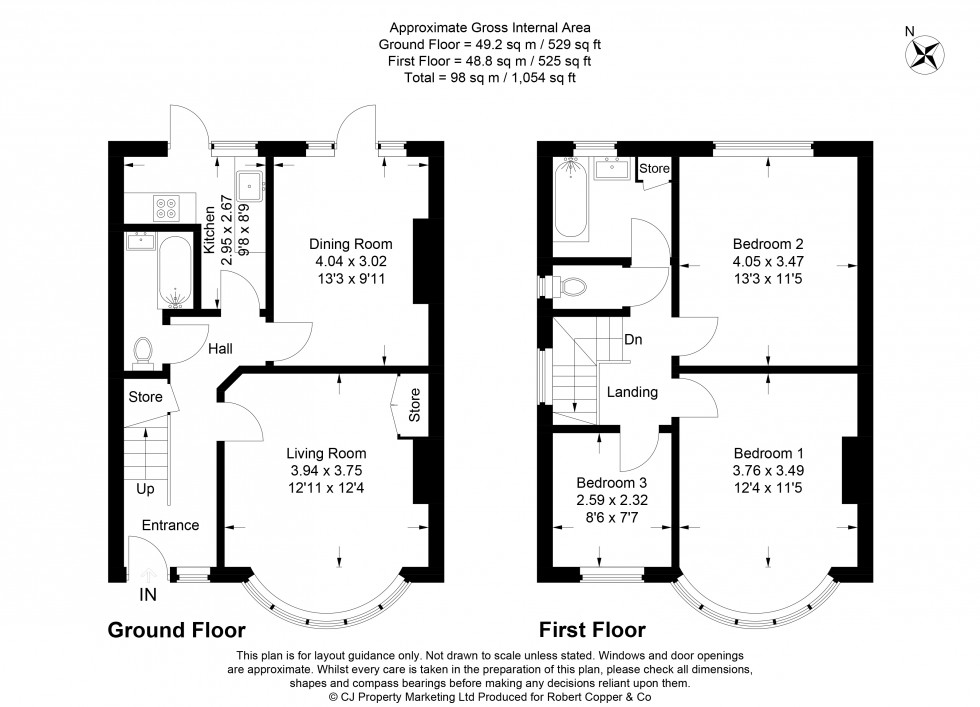 Floorplan for North Harrow