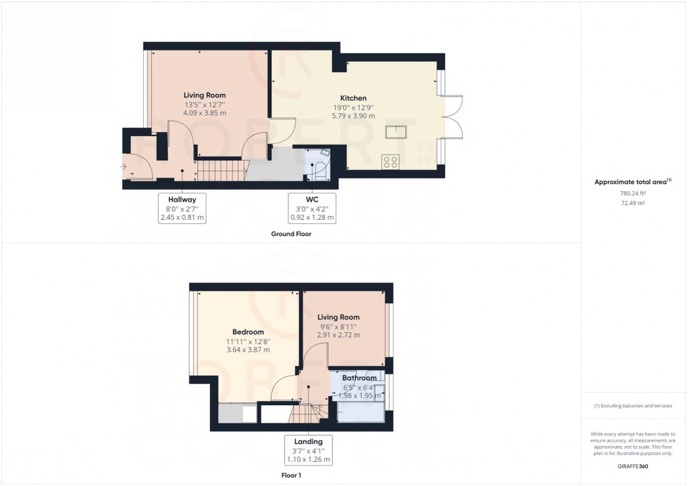 Floorplan for Lynhurst Crescent, Uxbridge