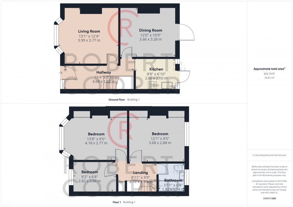 Floorplan for Mornington Road, Greenford