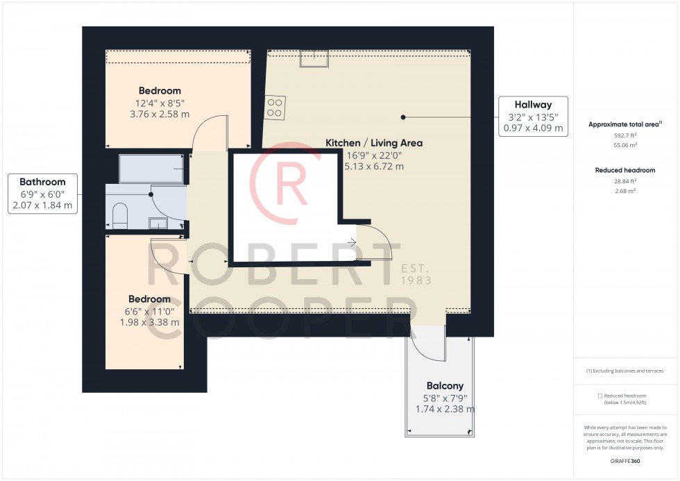 Floorplan for Long Drive, South Ruislip