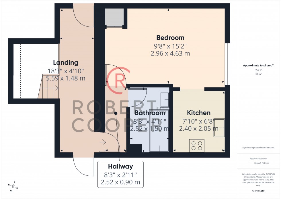 Floorplan for Grovelands Close, South Harrow