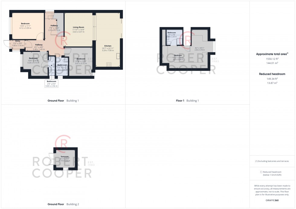 Floorplan for St Lawrence Drive, Eastcote