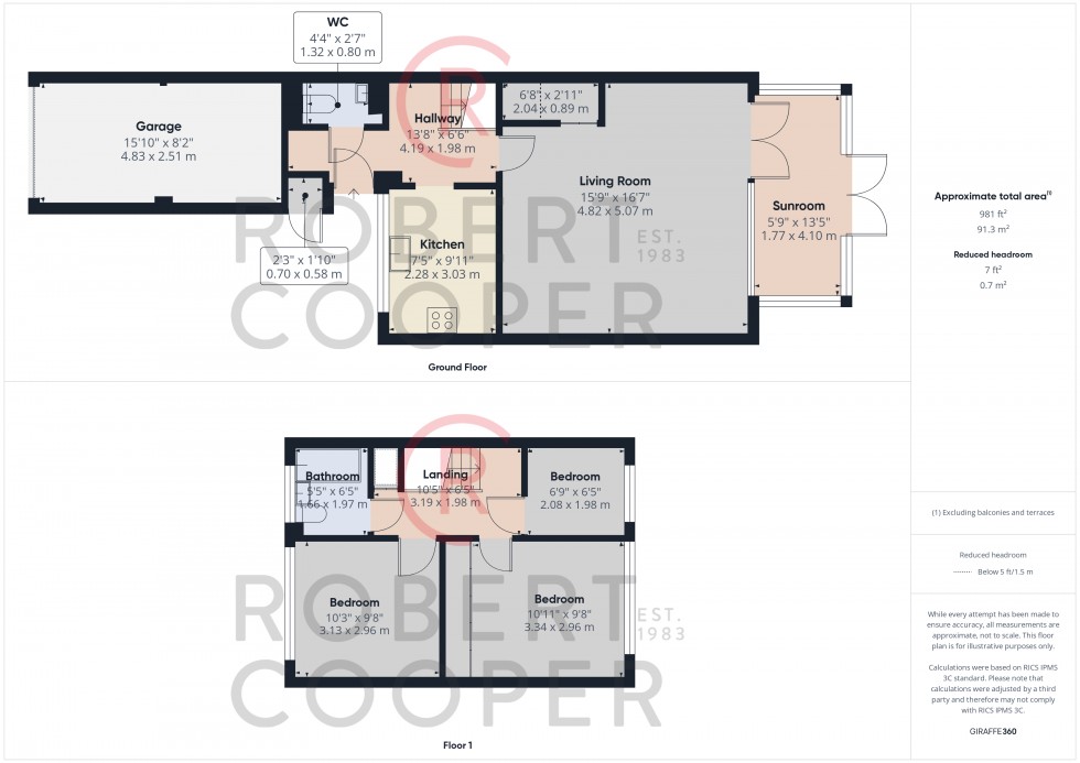 Floorplan for Farthings Close, Pinner