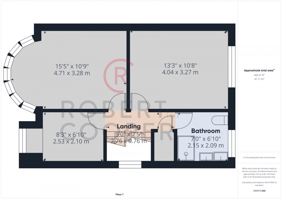 Floorplan for Victoria Road, Ruislip