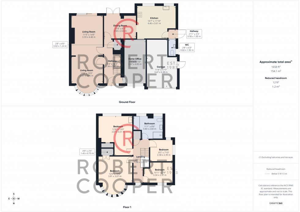 Floorplan for Deane Croft Road, Eastcote, Pinner