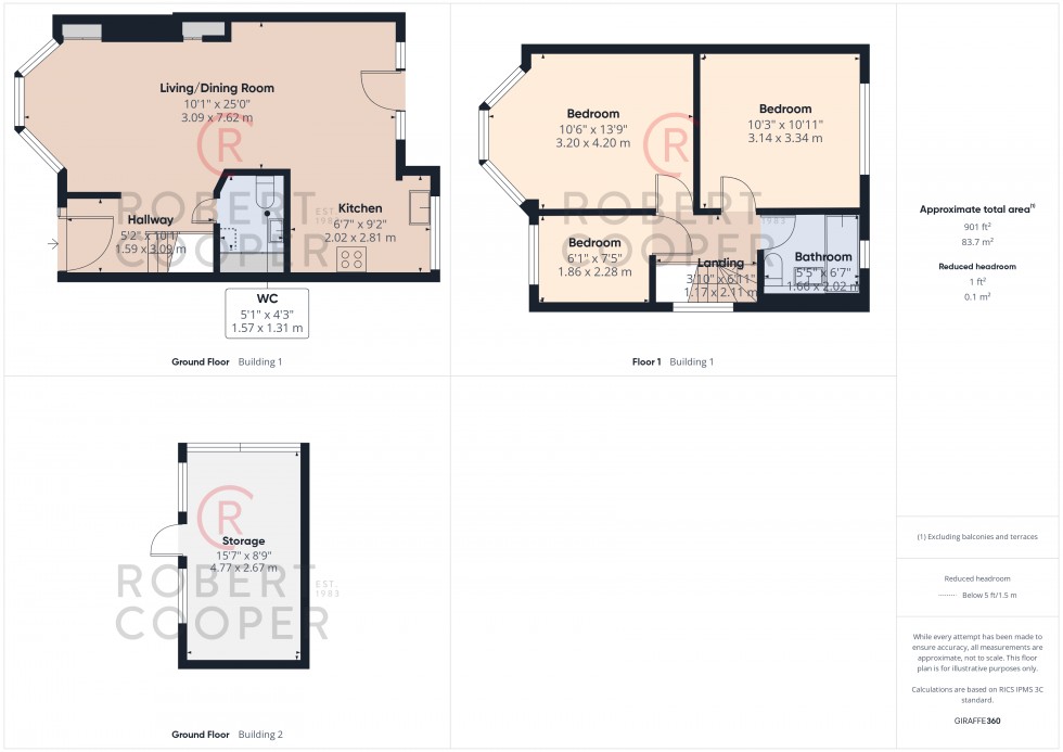 Floorplan for Stuart Avenue, Harrow, Middlesex