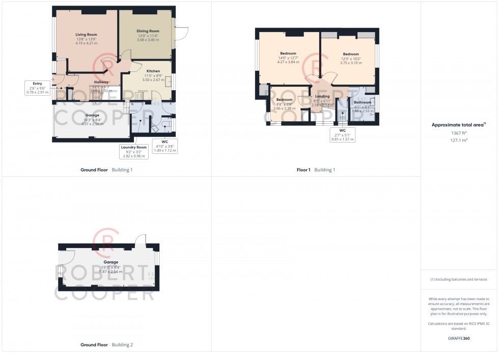 Floorplan for Chandos Road, Pinner