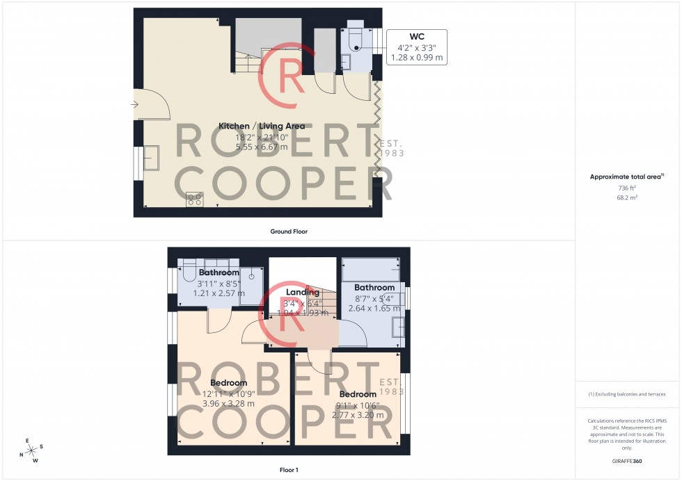 Floorplan for Beckley Mews, Ealing Road