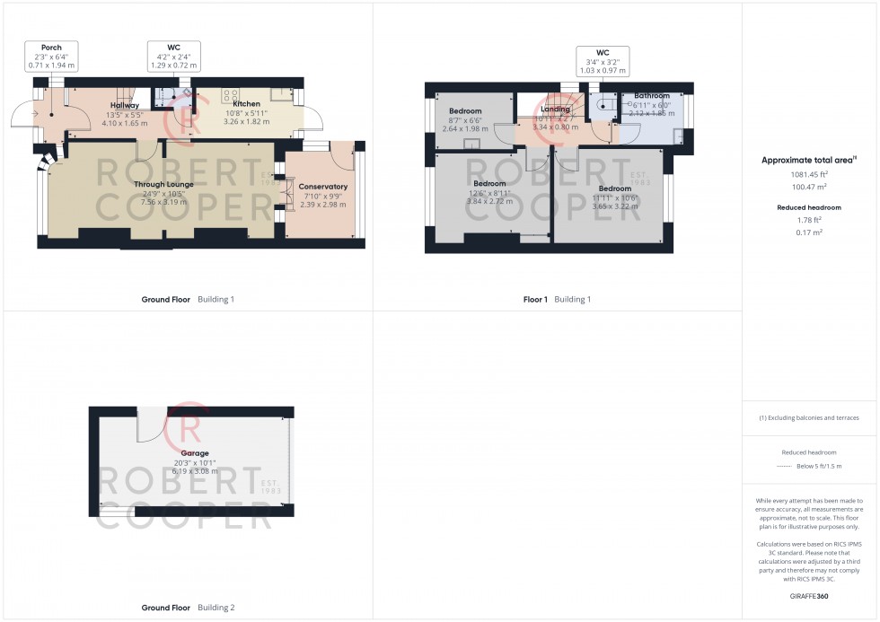 Floorplan for Waverley Road, Rayners Lane, Middlesex