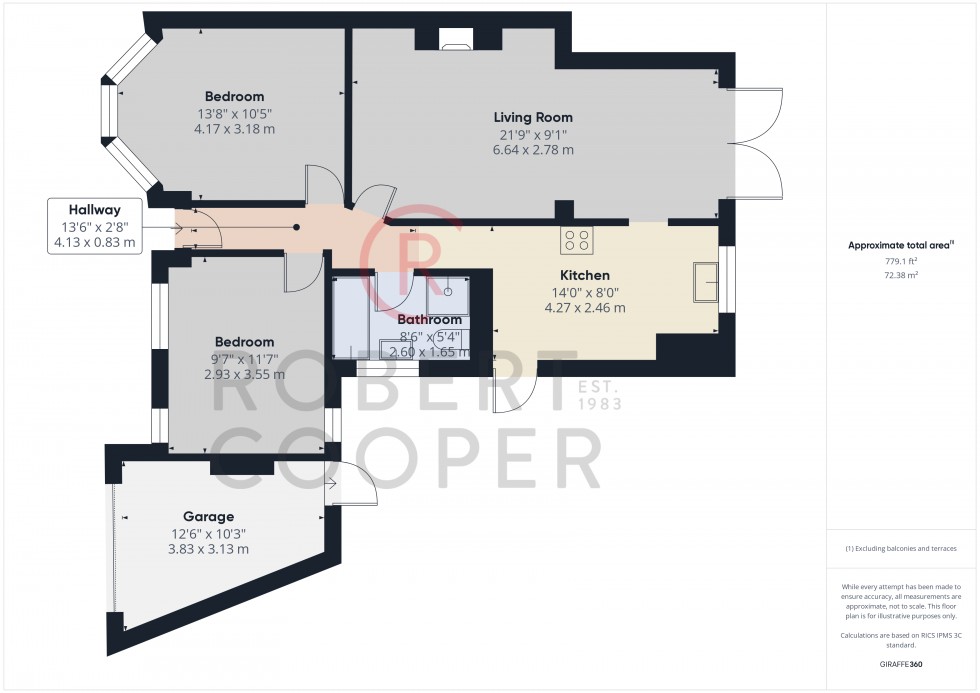 Floorplan for Coniston Gardens, Pinner