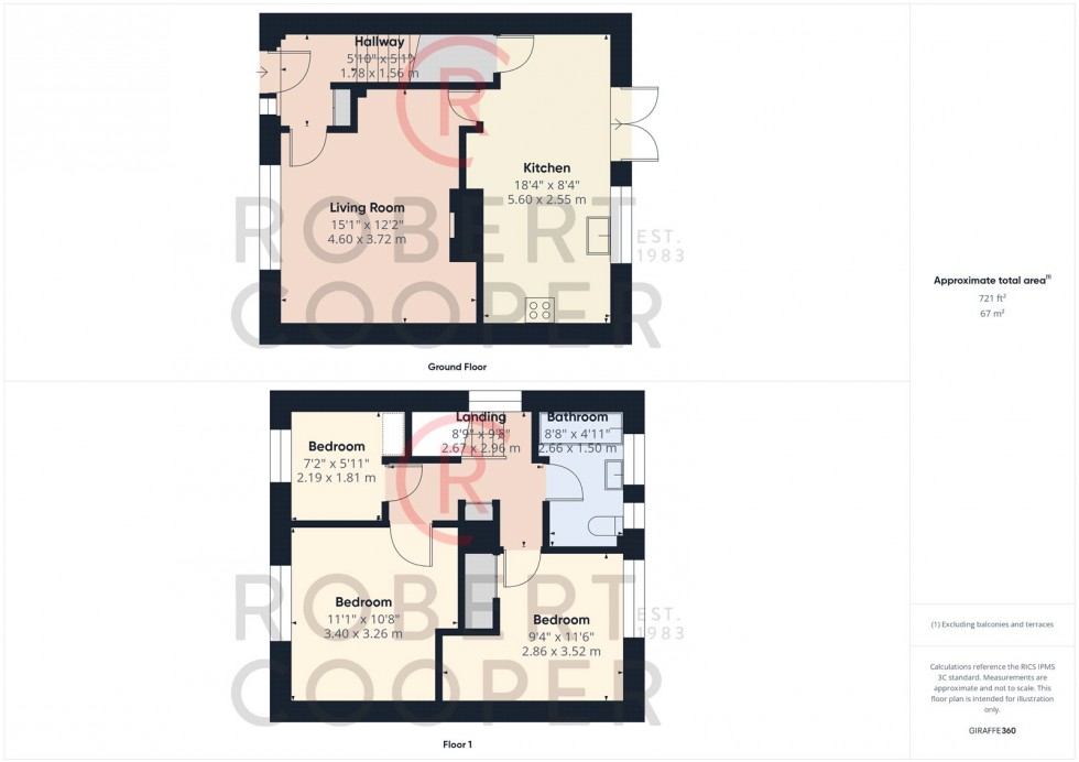 Floorplan for Brampton Road, South Oxhey