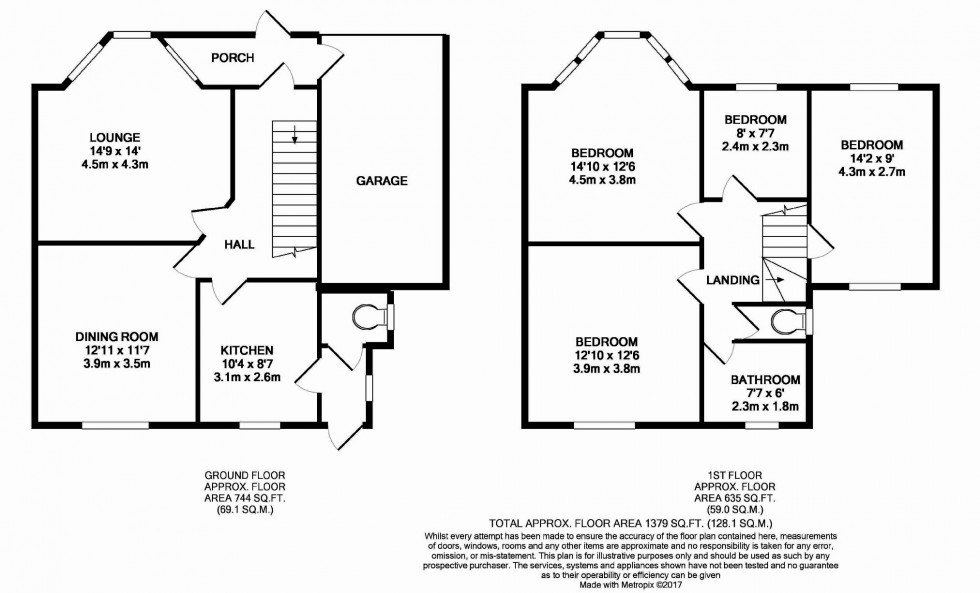 Floorplan for North View, Eastcote