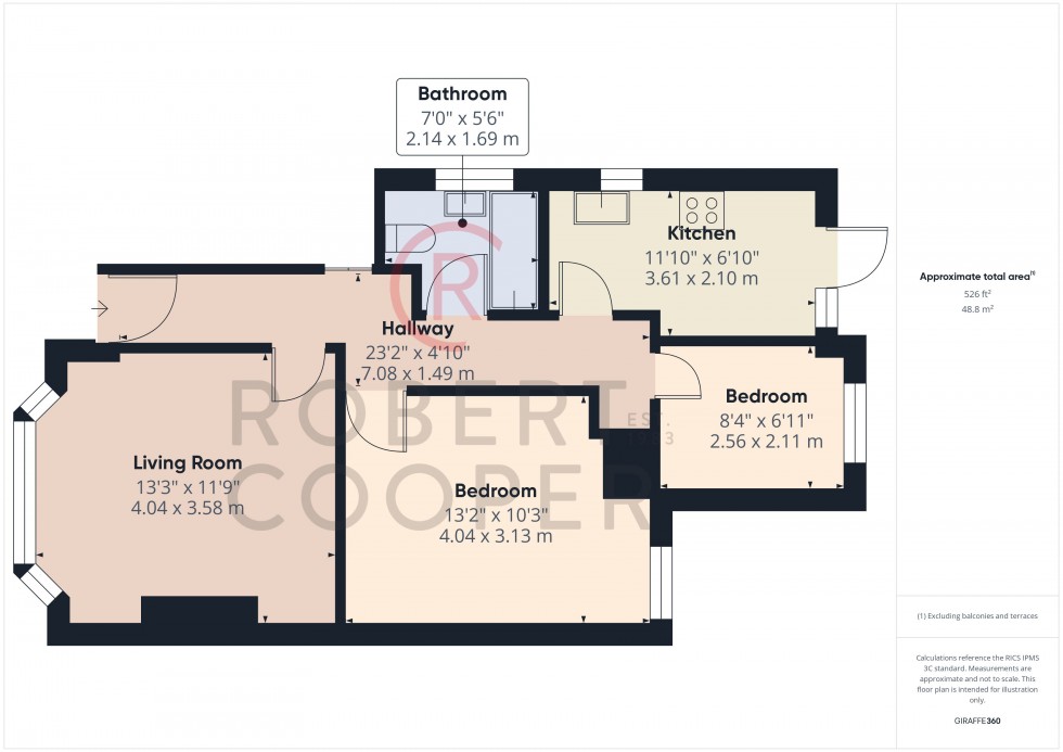 Floorplan for West End Road, Ruislip
