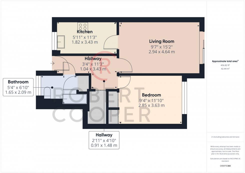 Floorplan for Lyneham Walk, Pinner