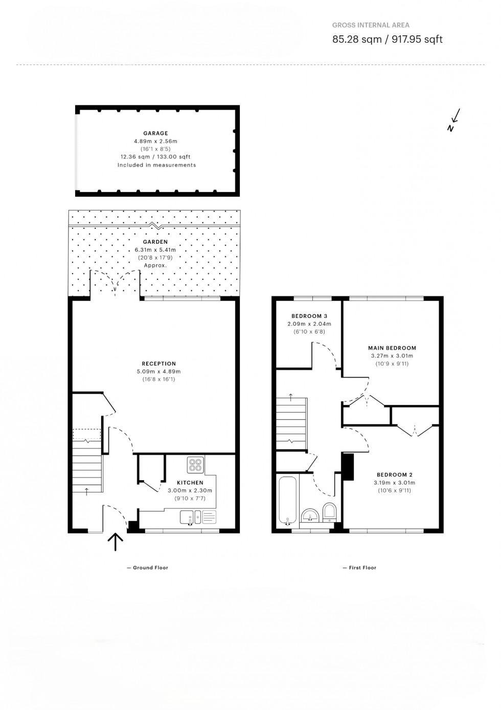 Floorplan for Farthings Close, Pinner