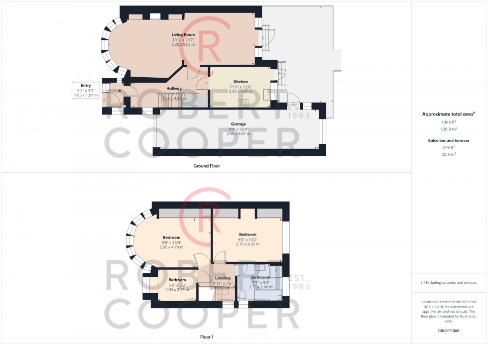 Floorplan for Abbotsbury Gardens, Pinner