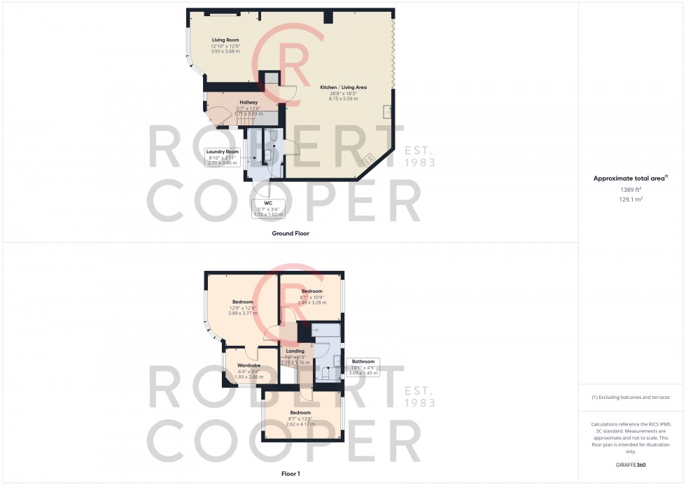 Floorplan for Ferncroft Avenue, Eastcote