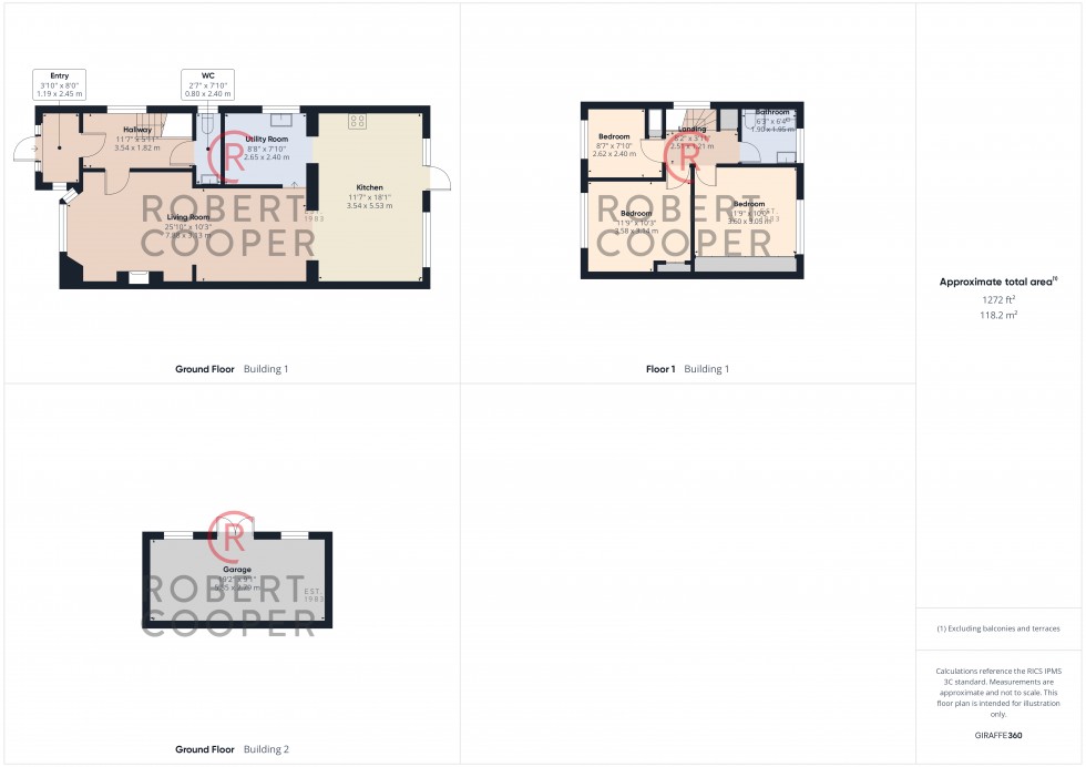 Floorplan for Boleyn Drive, Ruislip