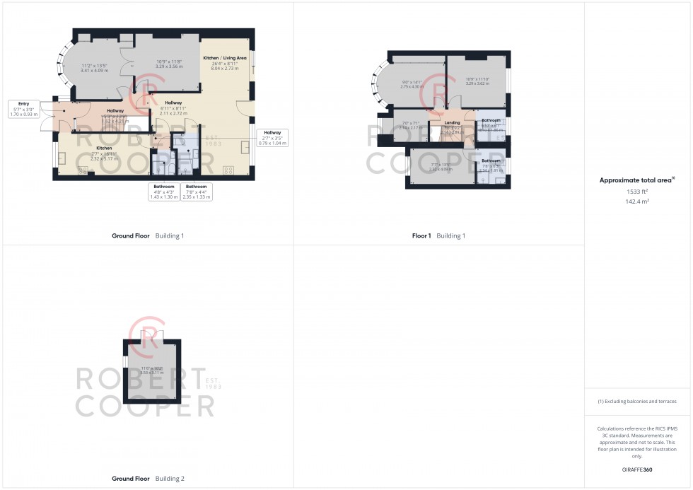 Floorplan for Chestnut Drive, Pinner