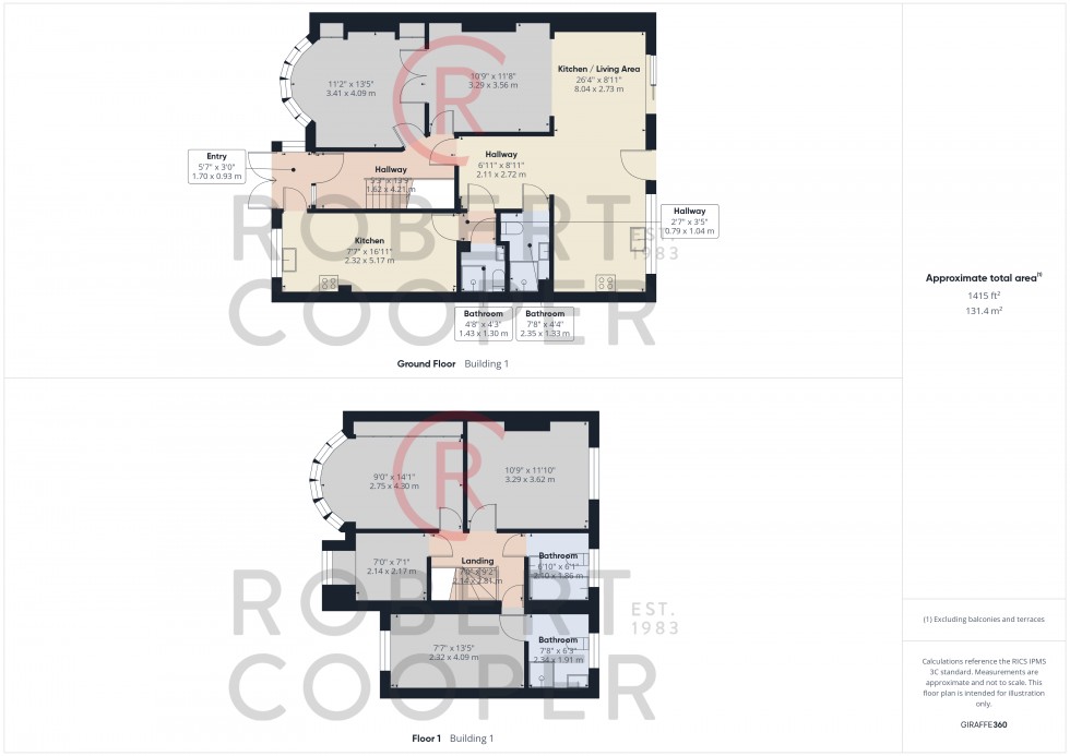 Floorplan for Chestnut Drive, Pinner