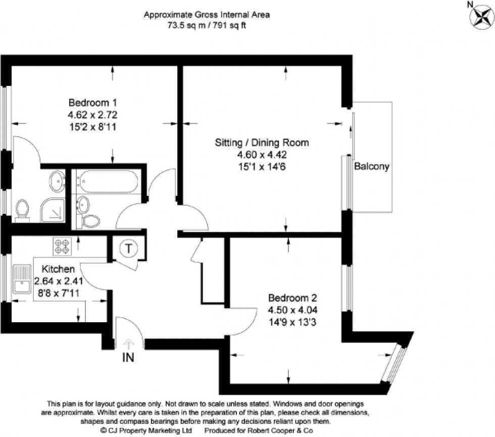 Floorplan for The Forresters, Eastcote