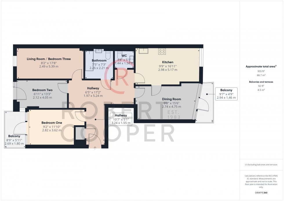 Floorplan for Eastcote Lane, Rayners Lane