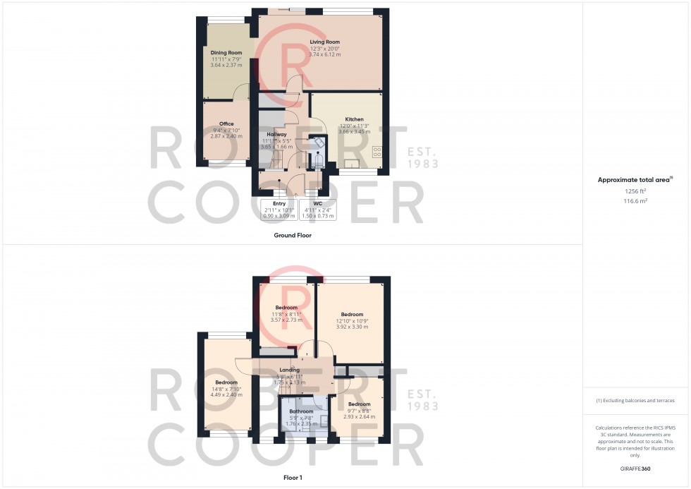 Floorplan for Farmlands, Pinner