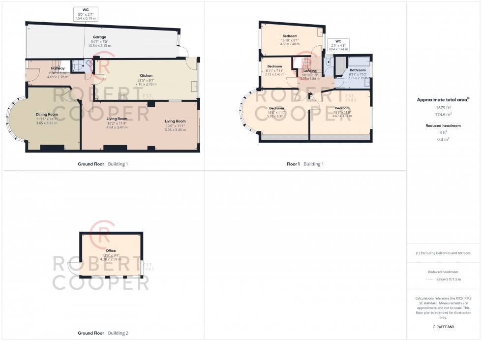 Floorplan for The Chase, Pinner