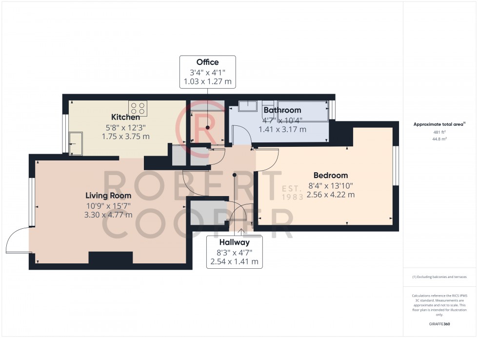 Floorplan for Prospect Close, Ruislip