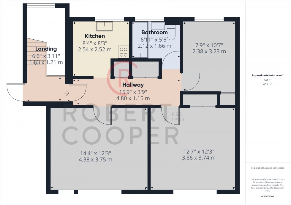 Floorplan for Rodwell Close, Ruislip