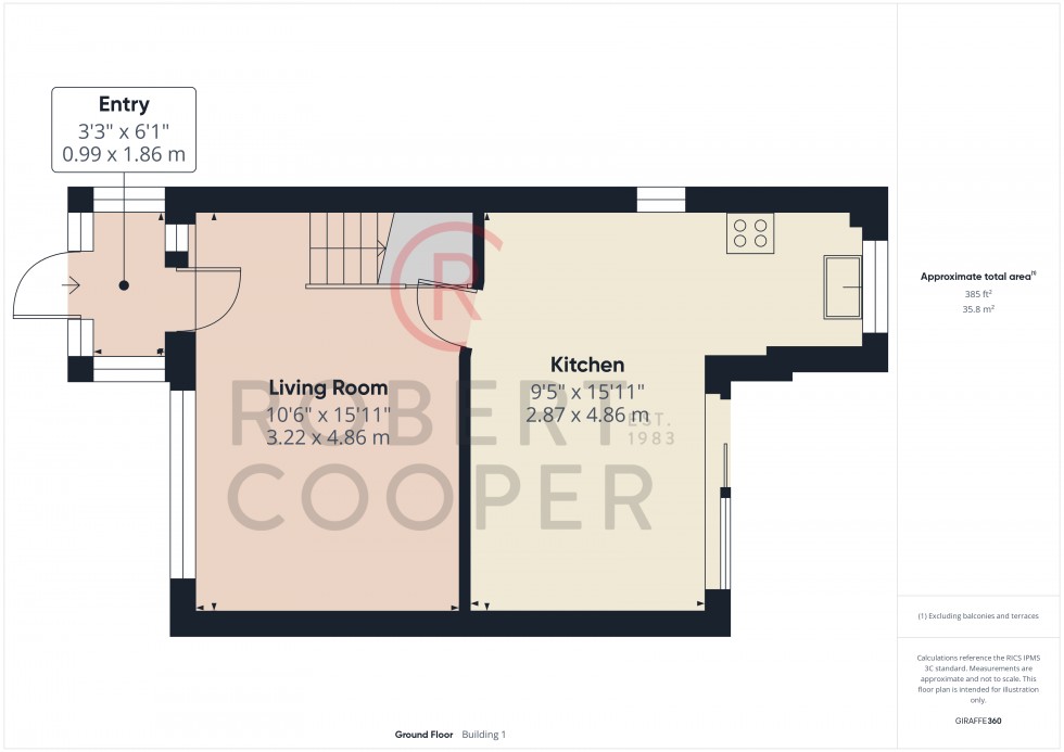 Floorplan for Islip Manor Road, Northolt