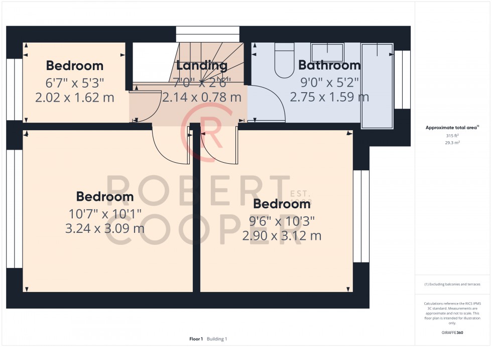 Floorplan for Islip Manor Road, Northolt