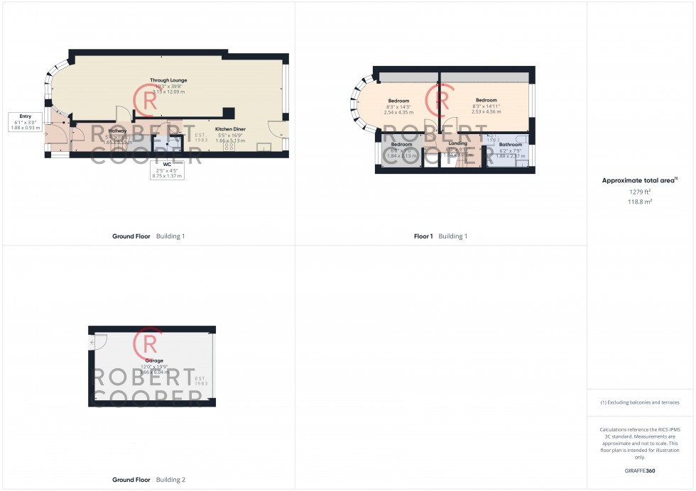 Floorplan for Exeter Road, Harrow