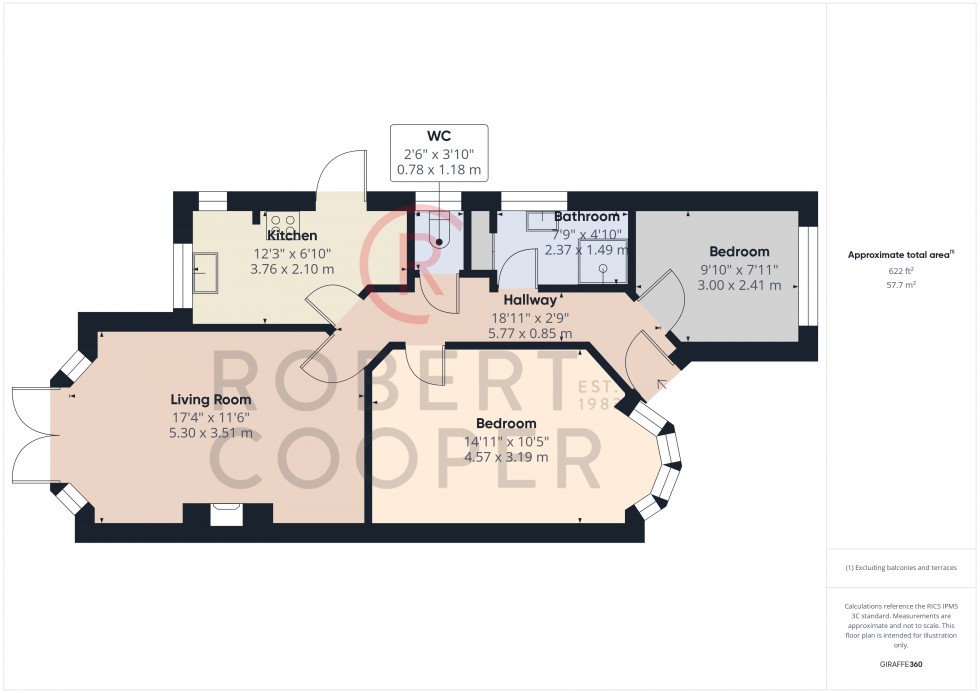 Floorplan for Sutton Close, Pinner