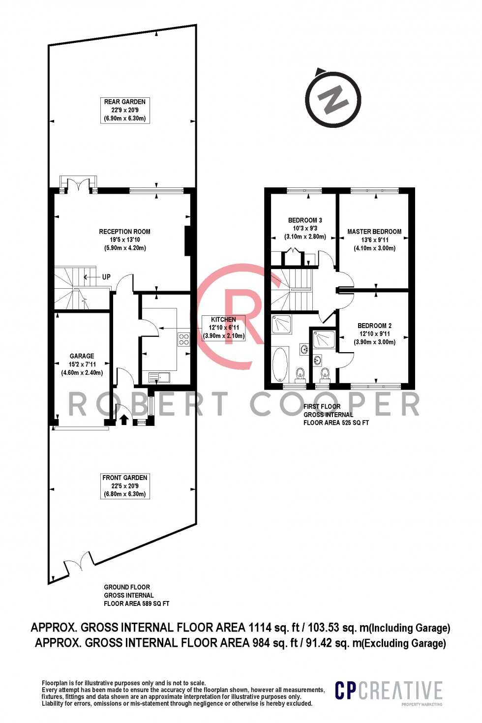 Floorplan for Widenham Close, Pinner