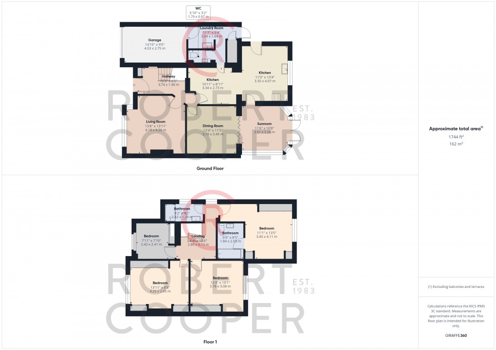 Floorplan for Boundary Road, Pinner