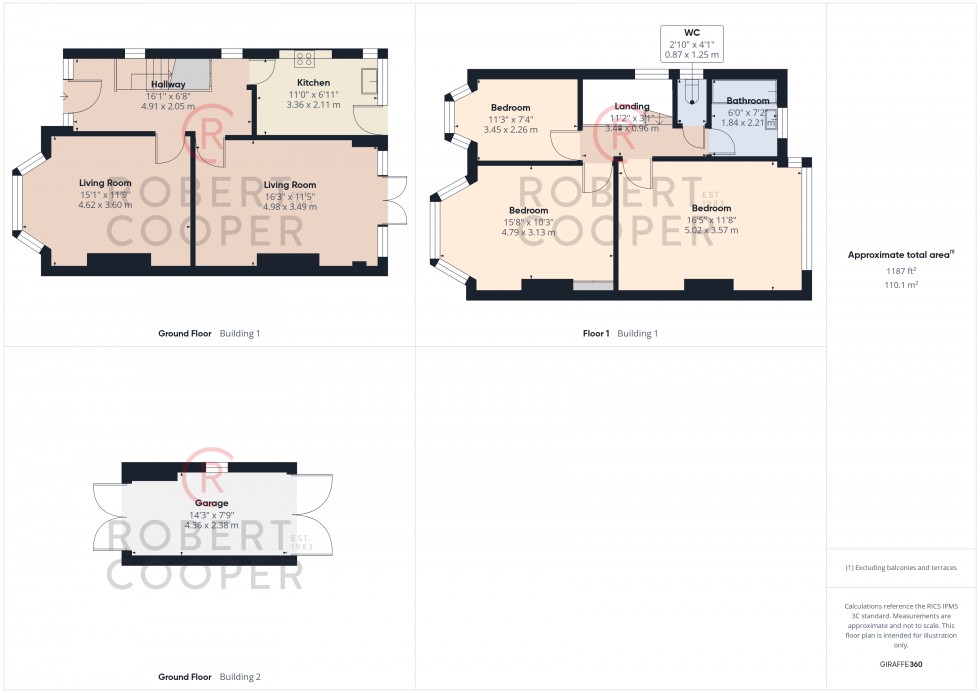 Floorplan for West Towers, Pinner