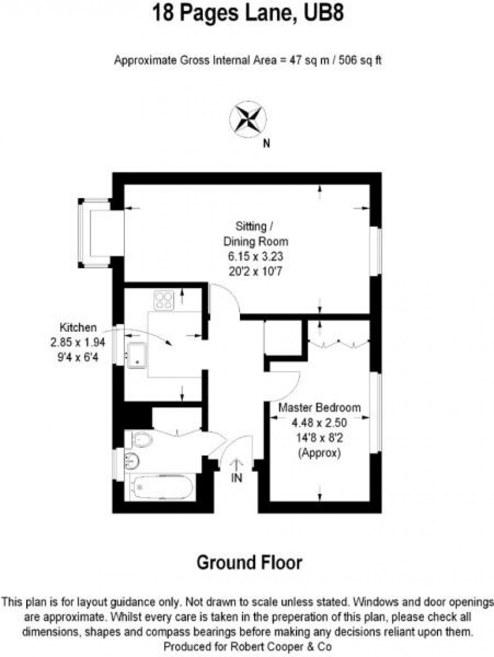 Floorplan for Pages Lane, Uxbridge, Hillingdon