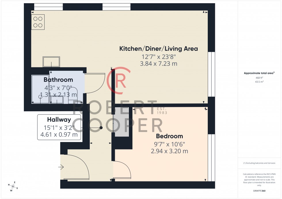 Floorplan for Field End Road, Eastcote