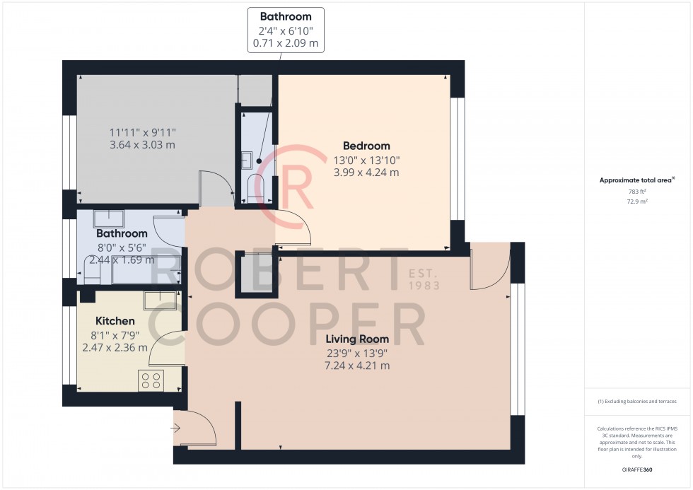 Floorplan for Eastcote Lane North, Northolt