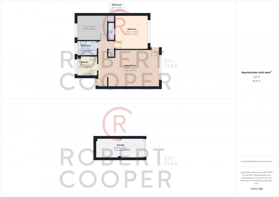 Floorplan for Eastcote Lane North, Northolt