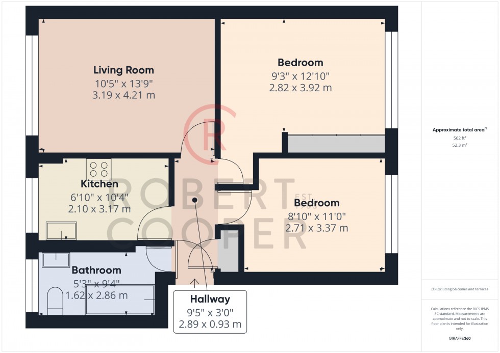 Floorplan for Nicola Close, Harrow