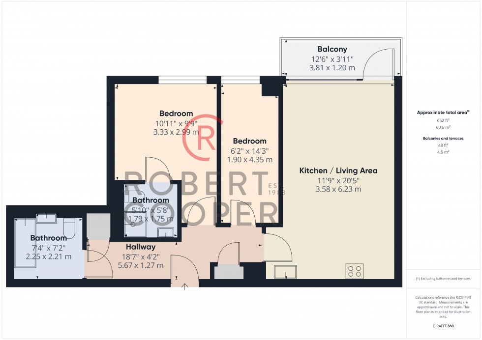 Floorplan for Alexandra Avenue, Harrow