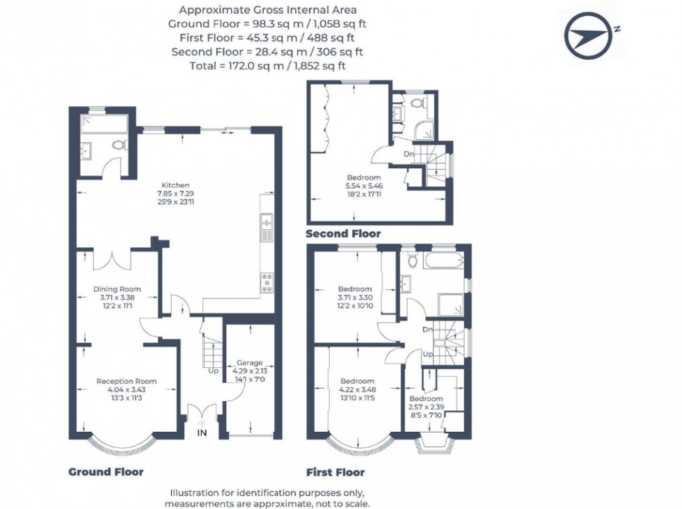 Floorplan for Dawlish Drive, Pinner