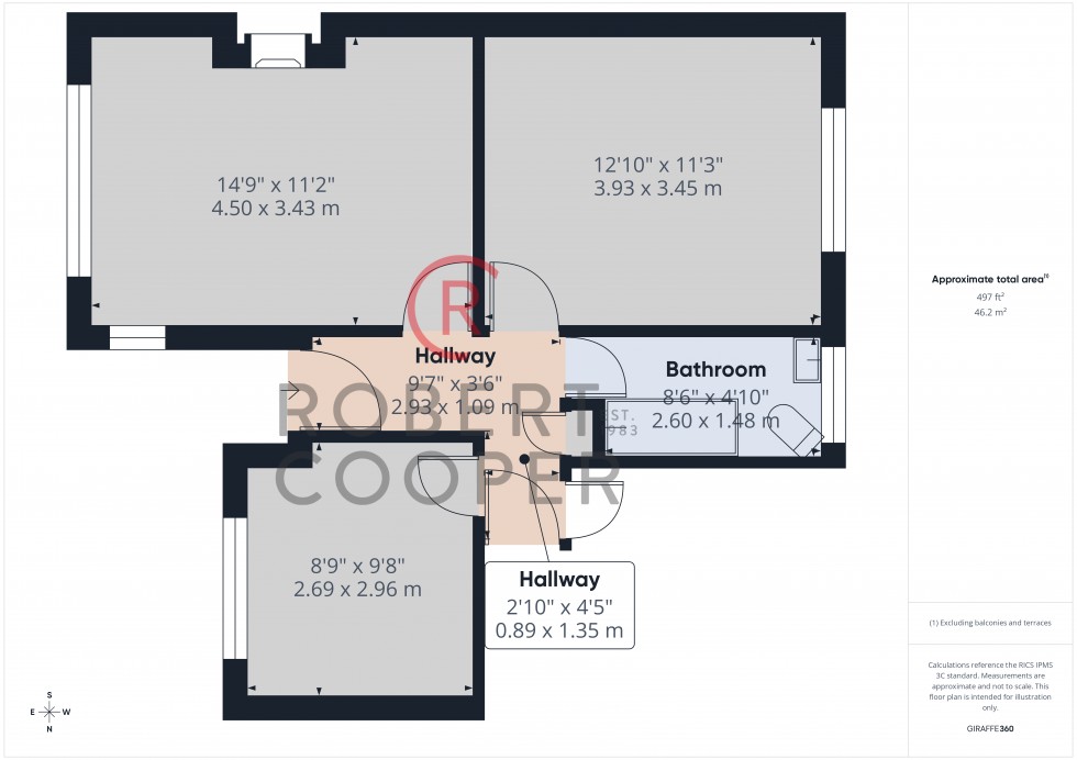 Floorplan for Kent Gardens, Ruislip